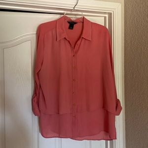 Blouse with buttons